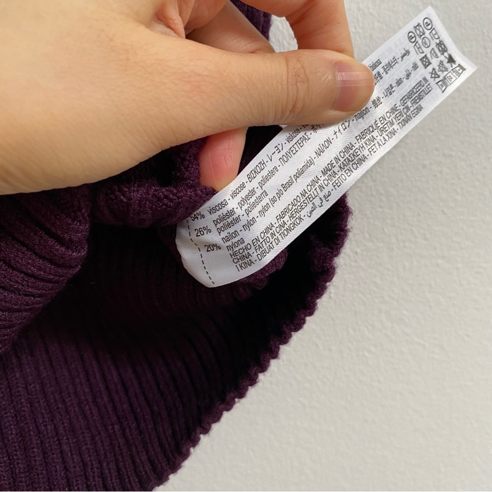 Zara Ribbed Knit Top S - Picture 4 of 4